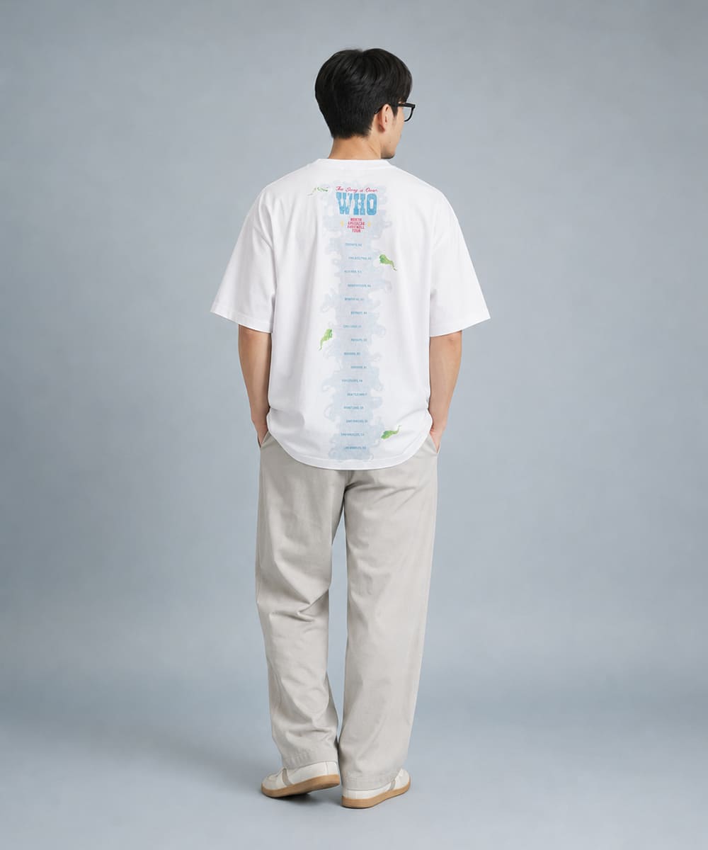 【クーポン配布中】JOHNBULL ジョンブル The Who ザ・フー オリジナルTシャツ メンズ レディース ユニセックス 半袖 プリントTシャツ ロックT バンドT ゆったり JT263C32 アメカジ おしゃれ NORTH SMRRICAN FAREWELL TOUR アーベン おしゃれ アーベン_jnb_mtt