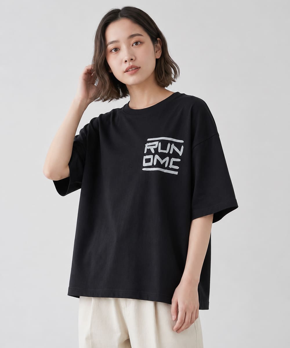 【クーポン配布中】JOHNBULL ジョンブル RUN DMC Tシャツ メンズ レディース 半袖 プリントTシャツ アーティストTシャツ バンドTシャツ ロックTシャツ ヒップホップ Run-D.M.C. ユニセックス オーバーサイズ アメカジ ストリート おしゃれ アーベン_jnb_mtt