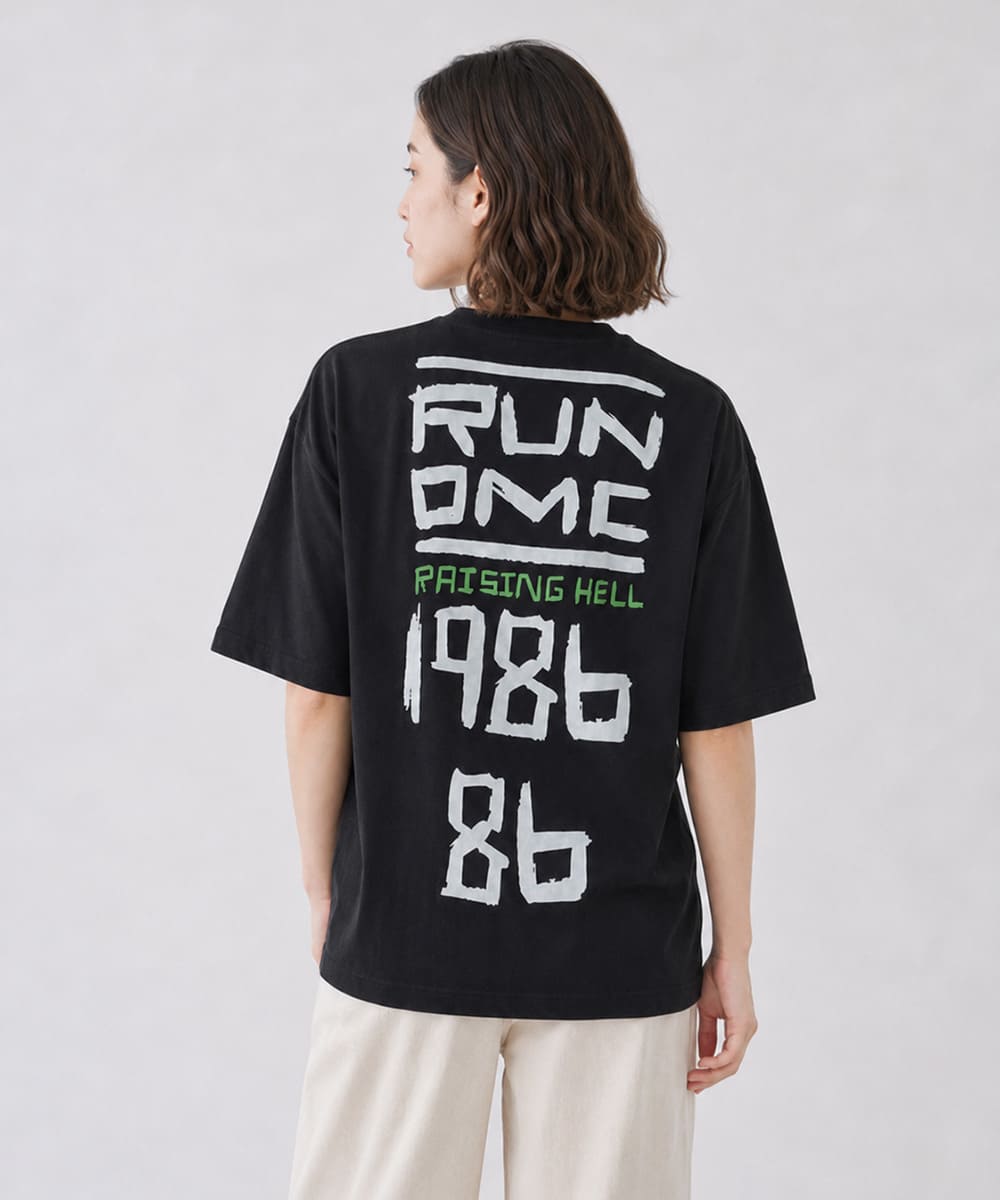 【クーポン配布中】JOHNBULL ジョンブル RUN DMC Tシャツ メンズ レディース 半袖 プリントTシャツ アーティストTシャツ バンドTシャツ ロックTシャツ ヒップホップ Run-D.M.C. ユニセックス オーバーサイズ アメカジ ストリート おしゃれ アーベン_jnb_mtt
