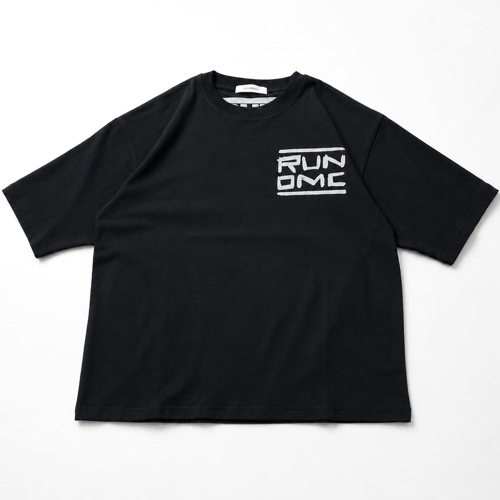 【クーポン配布中】JOHNBULL ジョンブル RUN DMC Tシャツ メンズ レディース 半袖 プリントTシャツ アーティストTシャツ バンドTシャツ ロックTシャツ ヒップホップ Run-D.M.C. ユニセックス オーバーサイズ アメカジ ストリート おしゃれ アーベン_jnb_mtt