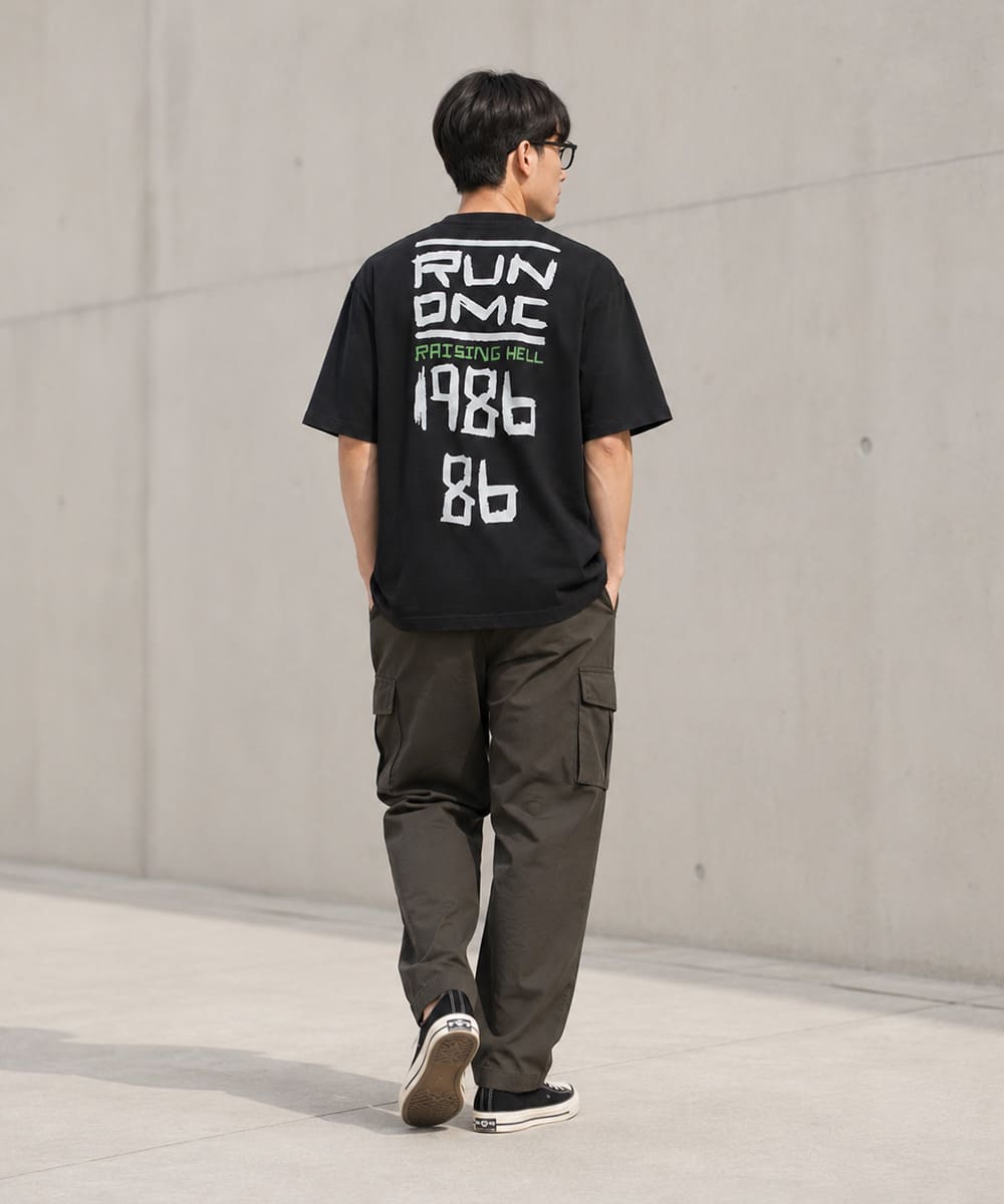 【クーポン配布中】JOHNBULL ジョンブル RUN DMC Tシャツ メンズ レディース 半袖 プリントTシャツ アーティストTシャツ バンドTシャツ ロックTシャツ ヒップホップ Run-D.M.C. ユニセックス オーバーサイズ アメカジ ストリート おしゃれ アーベン_jnb_mtt