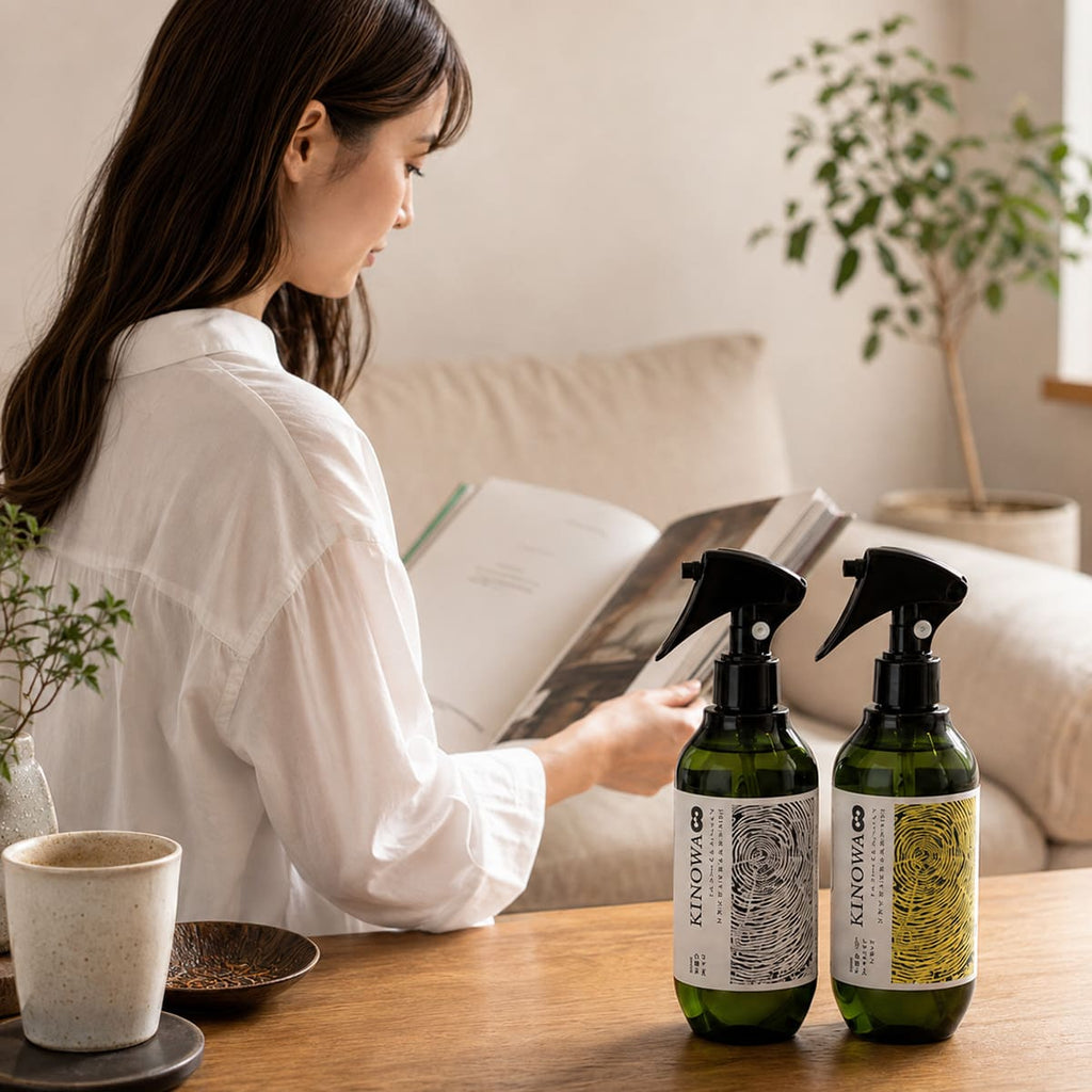 KINOWA キノワ ファブリック＆ルームミスト 300mL ヒノキ 天然由来 消臭・除菌 ルームスプレー