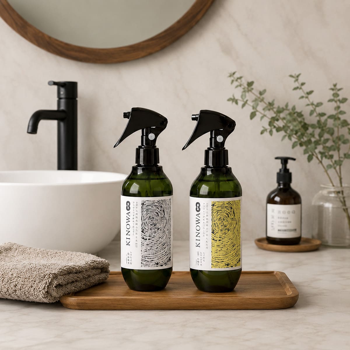 KINOWA キノワ ファブリック＆ルームミスト 300mL ヒノキ 天然由来 消臭・除菌 ルームスプレー