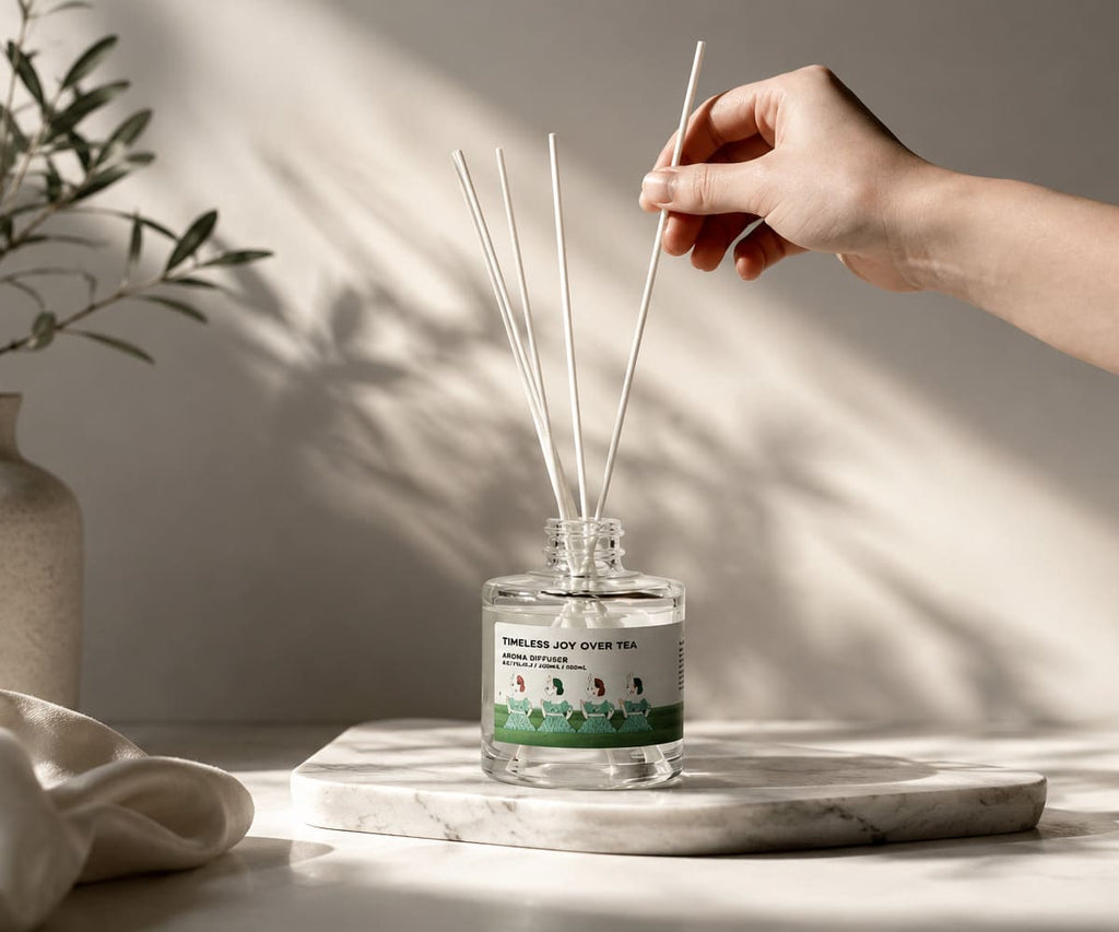 MONOEARTH 燻茶アロマディフューザー フランキンセンスの香り 150mL リードディフューザー
