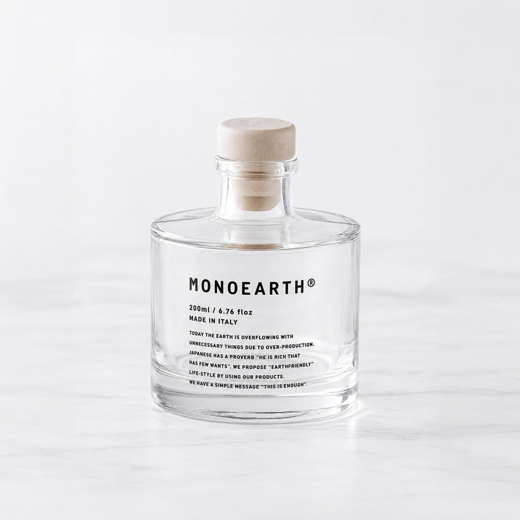 MONOEARTH イタリアンリードディフューザーボトル LIA 200ml ガラス製 ディフューザー容器