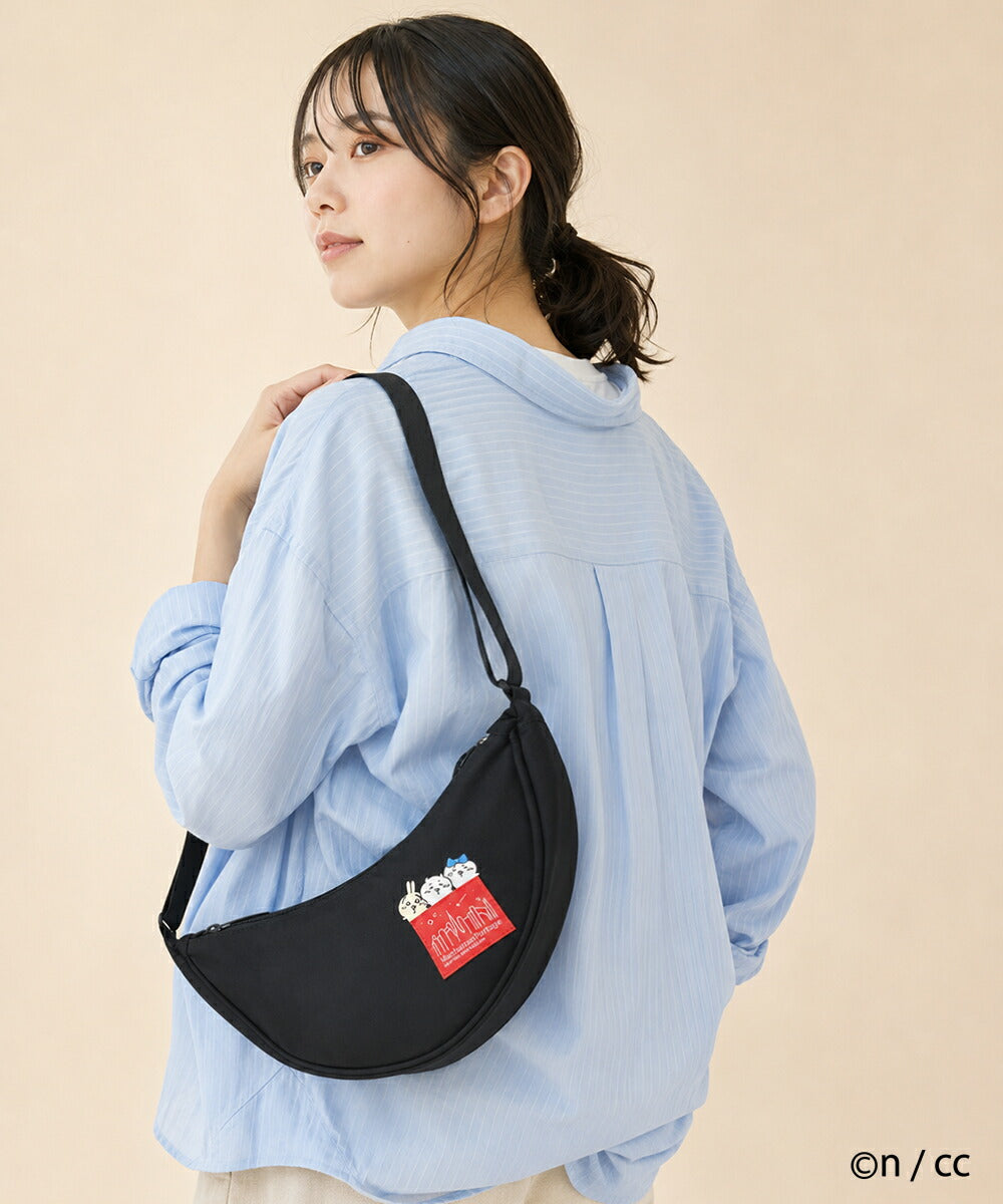 開閉しやすいダブルジッパー仕様のメイン収納部