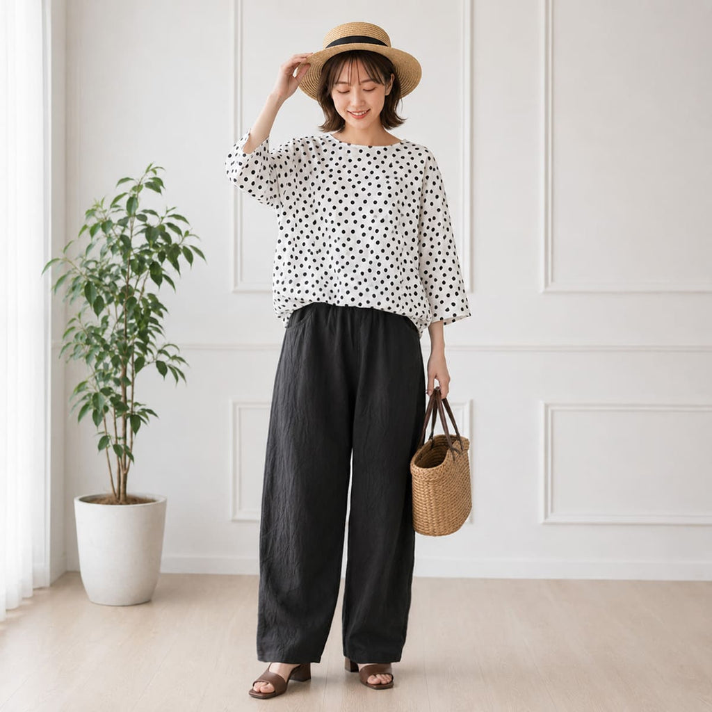 NARU ナル 20シーチングハンドワッシャーノッポパンツ (643855BE)