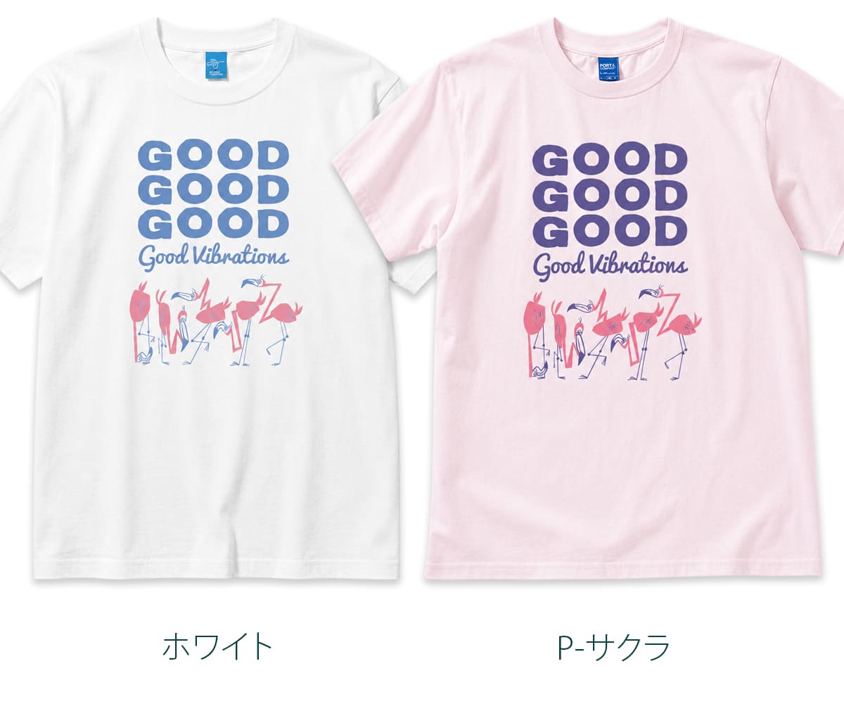 GOOD ON グッドオン フラミンゴ ショートスリーブTシャツ OLSS1266P FLAMINGO S/S TEE - 画像3