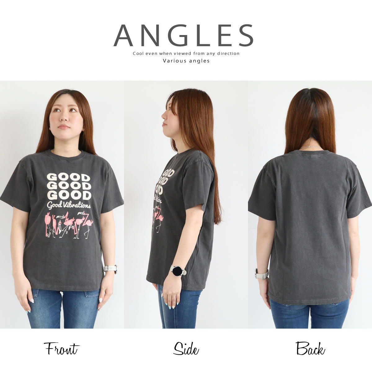 GOOD ON グッドオン フラミンゴ ショートスリーブTシャツ OLSS1266P FLAMINGO S/S TEE - 画像6