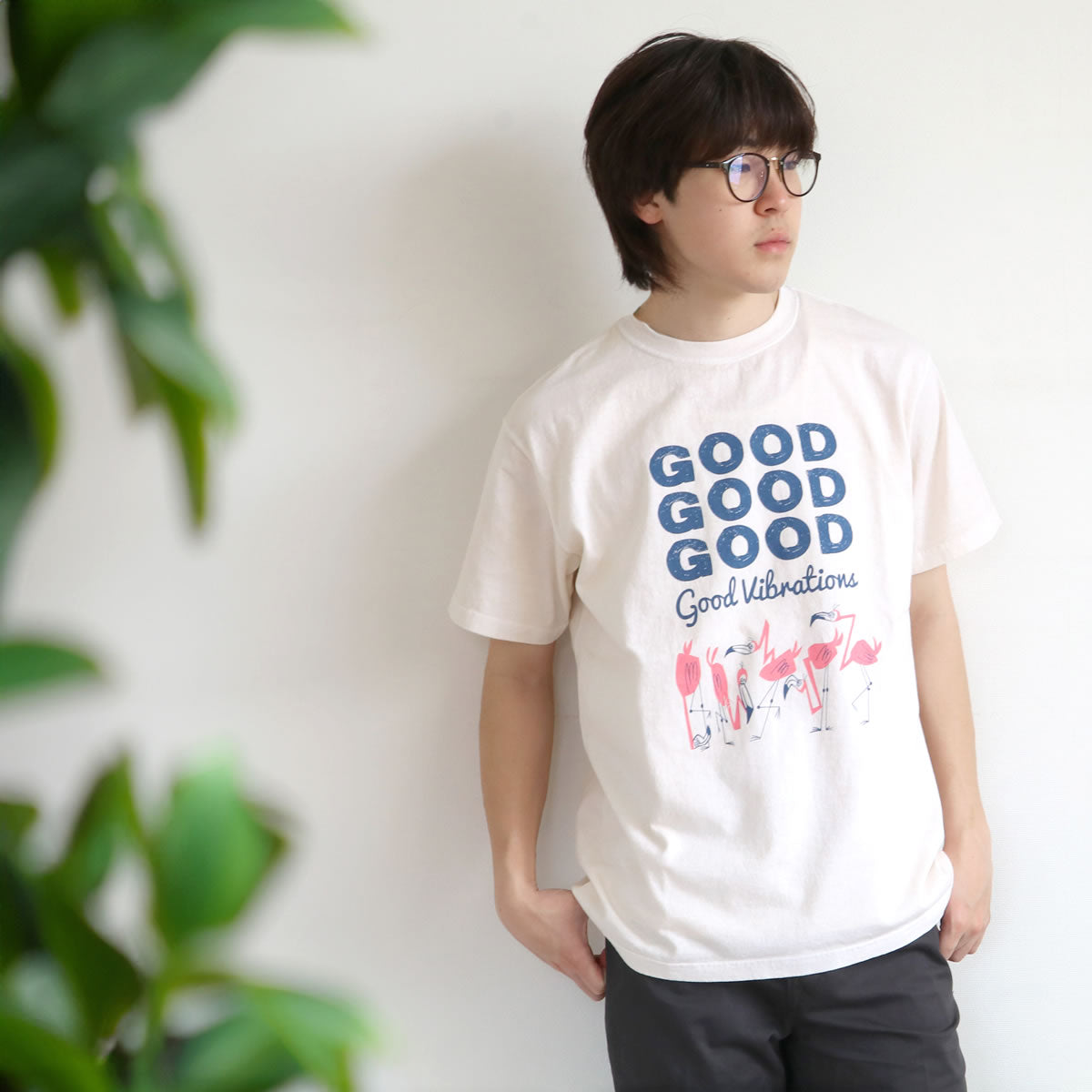 GOOD ON グッドオン フラミンゴ ショートスリーブTシャツ OLSS1266P FLAMINGO S/S TEE - 画像7