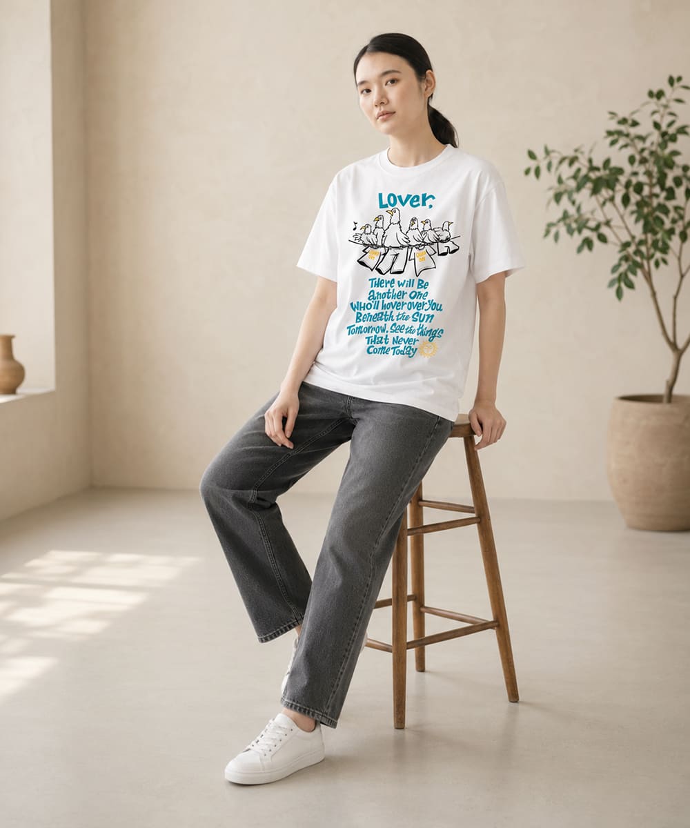 【数量限定】GOOD ON グッドオン × hirockshow コラボ スリーバードショートスリーブTシャツ (OLSS1289P)