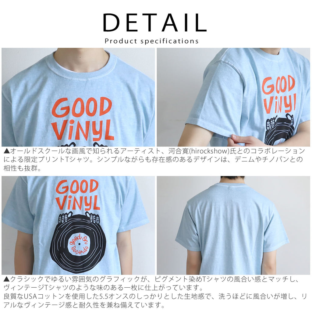 【数量限定】GOOD ON グッドオン GOOD VINYL S/S TEE ショートスリーブTシャツ (OLSS1293P)