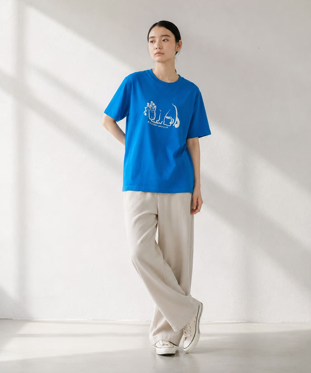 GOOD ON グッドオン デイリーウィズキャット ショートスリーブTシャツ Daily with Cat