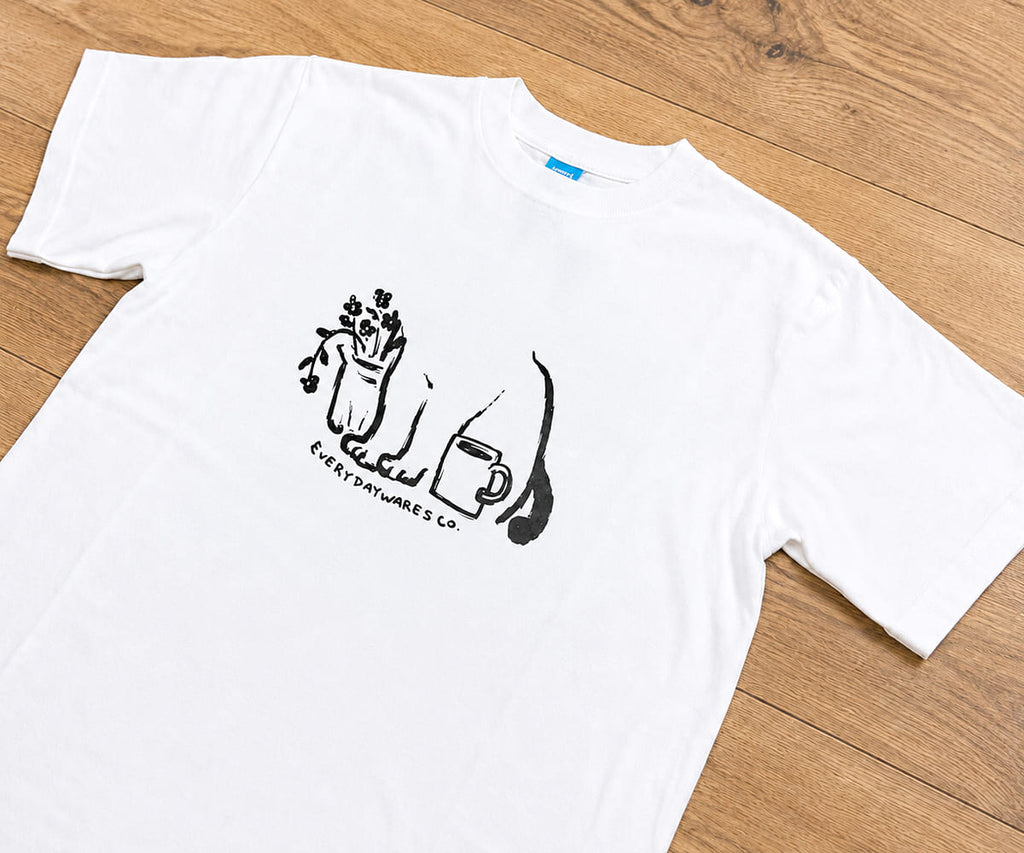 GOOD ON グッドオン デイリーウィズキャット ショートスリーブTシャツ Daily with Cat