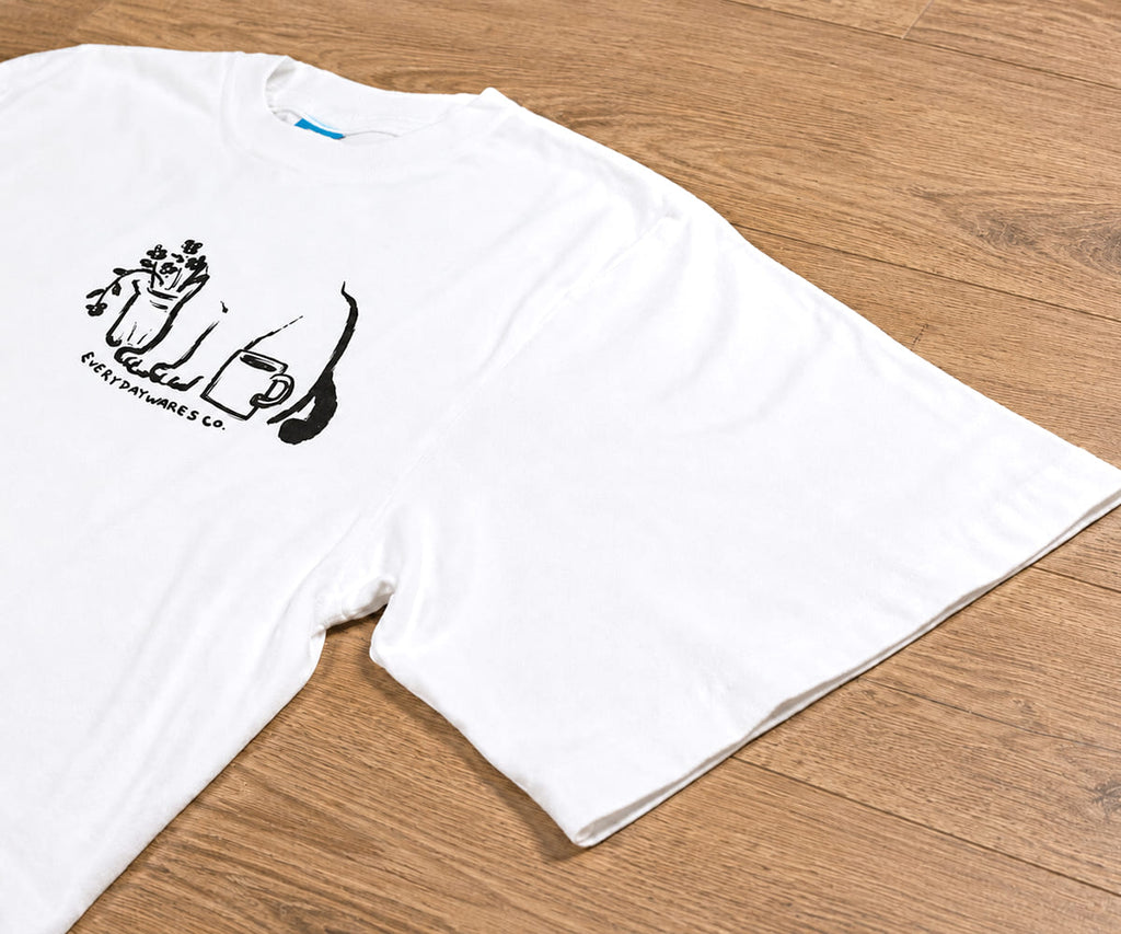 GOOD ON グッドオン デイリーウィズキャット ショートスリーブTシャツ Daily with Cat