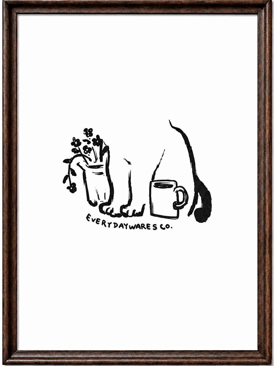 GOOD ON グッドオン デイリーウィズキャット ショートスリーブTシャツ Daily with Cat
