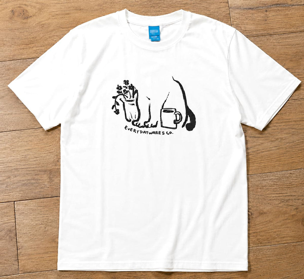 GOOD ON グッドオン デイリーウィズキャット ショートスリーブTシャツ Daily with Cat