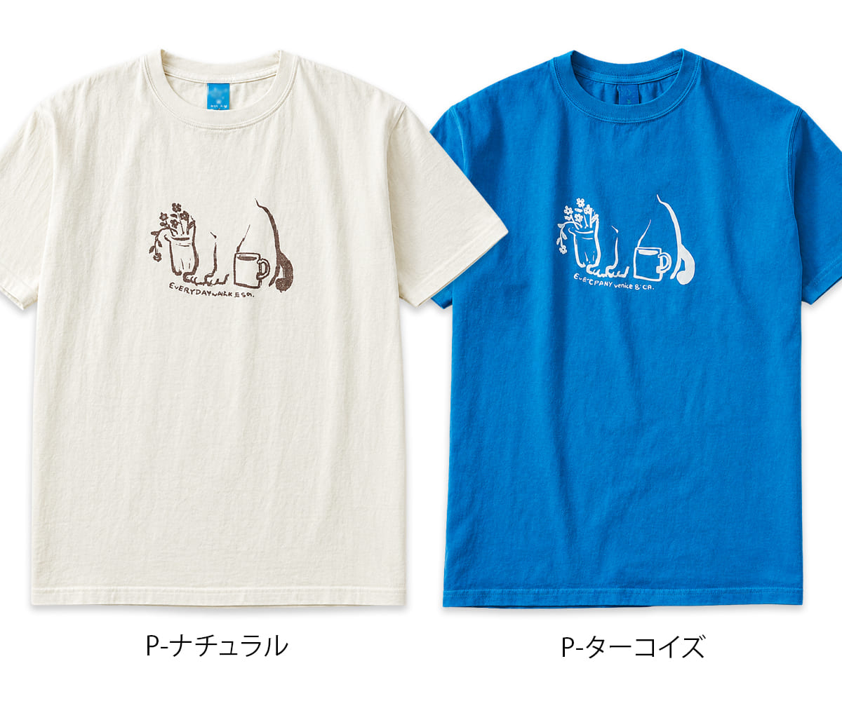 GOOD ON グッドオン デイリーウィズキャット ショートスリーブTシャツ Daily with Cat