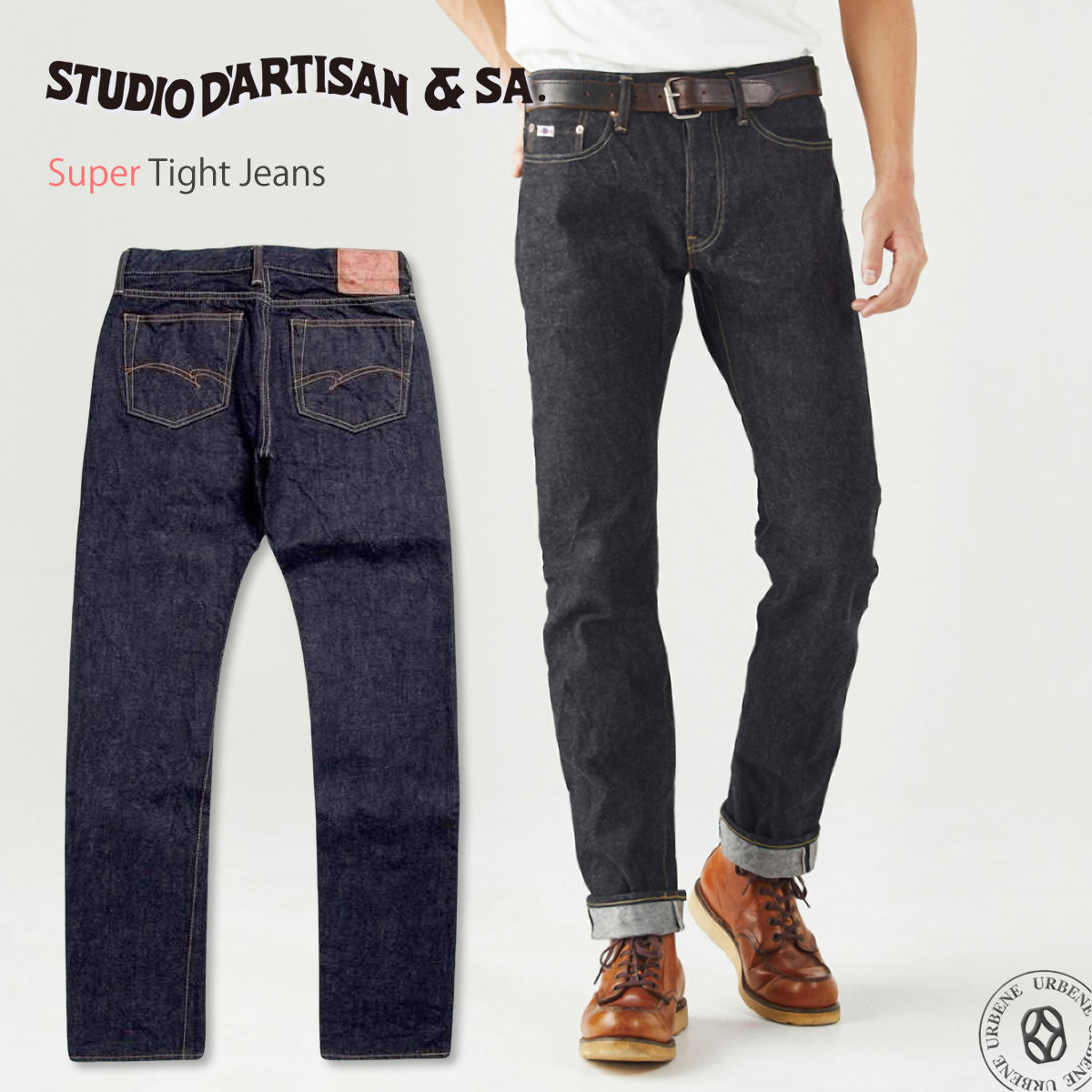 STUDIO D'ARTISAN SD-107 スーパータイトストレートジーンズ