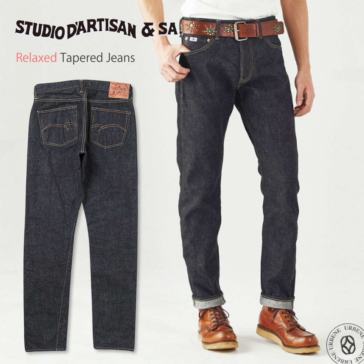 STUDIO D'ARTISAN SD-108 リラックステーパードジーンズ